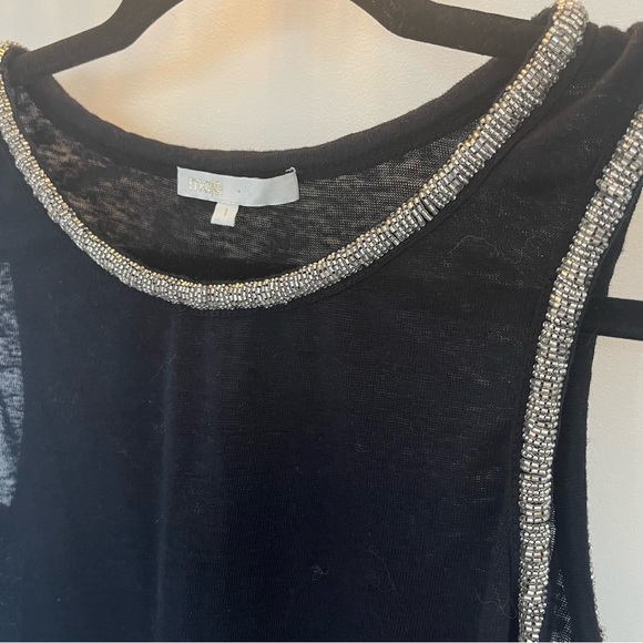 Maje Beaded Sleeveless Light Knit Top - Picture 3 of 8
